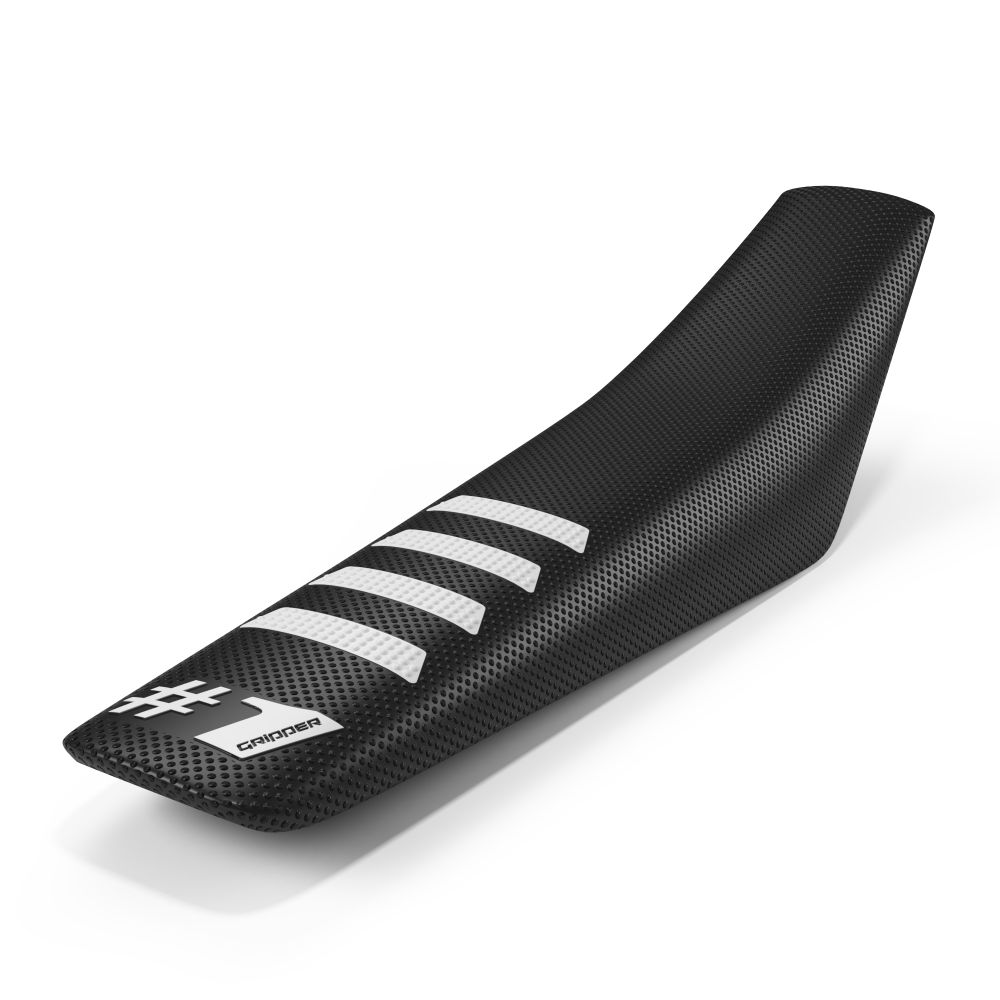 Universal seat cover Onegripper - Ribbed black and white Universal seat cover Onegripper - Ribbed black and white