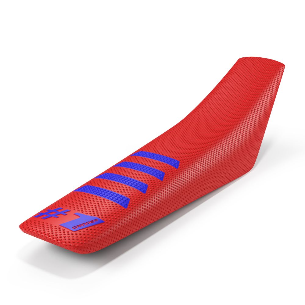 Universal seat cover Onegripper - Ribbed red and blue OSC02-RDBE