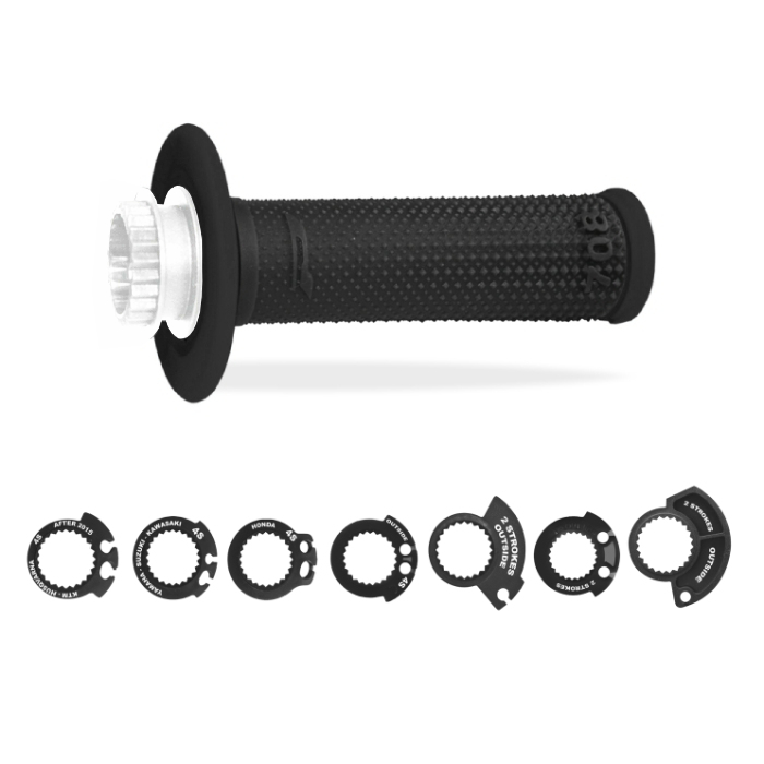 Pair of Grips Lock-On Pro Grip 708 - black Pair of Grips Lock-On Pro Grip 708 - black