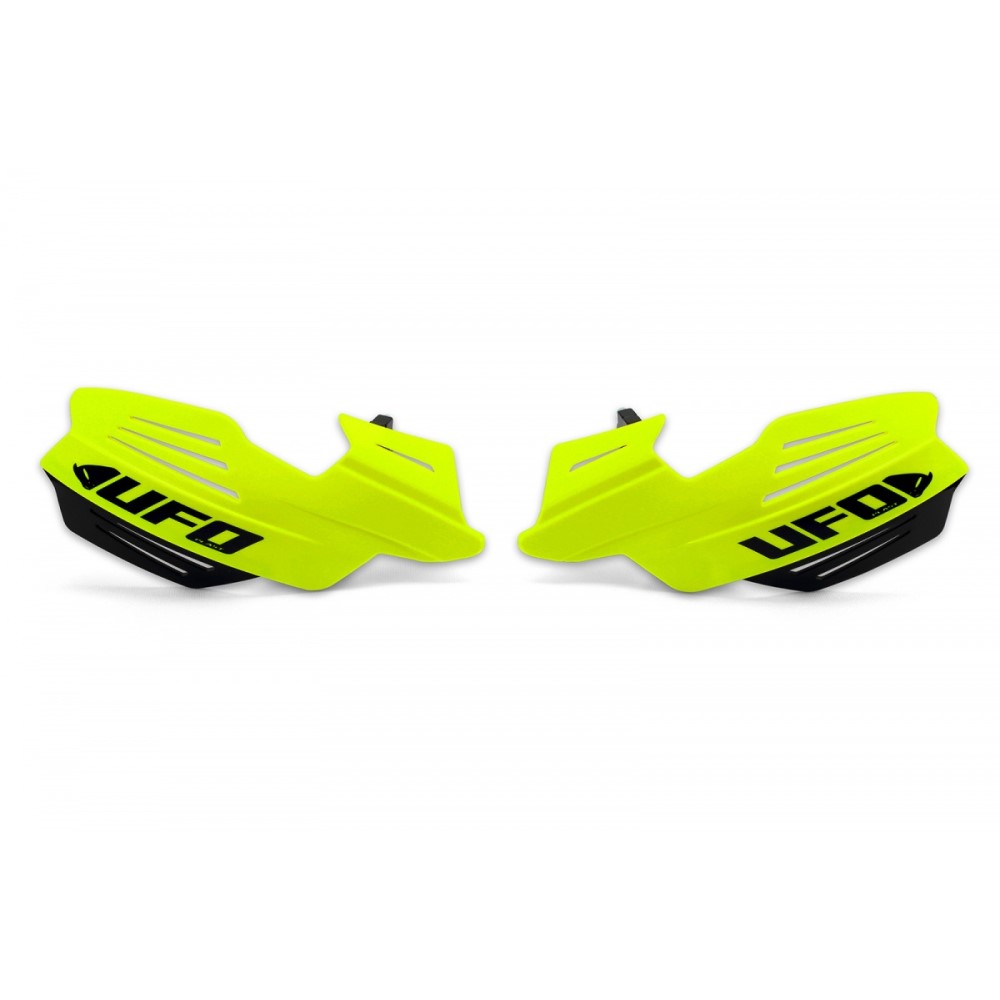 Pair of handguards UFO VULCAN universal neon yellow PM01650-DFLU