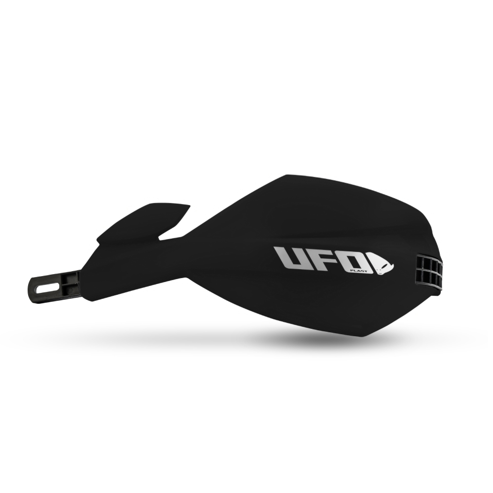Pair of full-wrap handguards UFO MUGAN for 28.6 mm handlebars black Pair of full-wrap handguards UFO MUGAN for 28.6 mm handlebars black