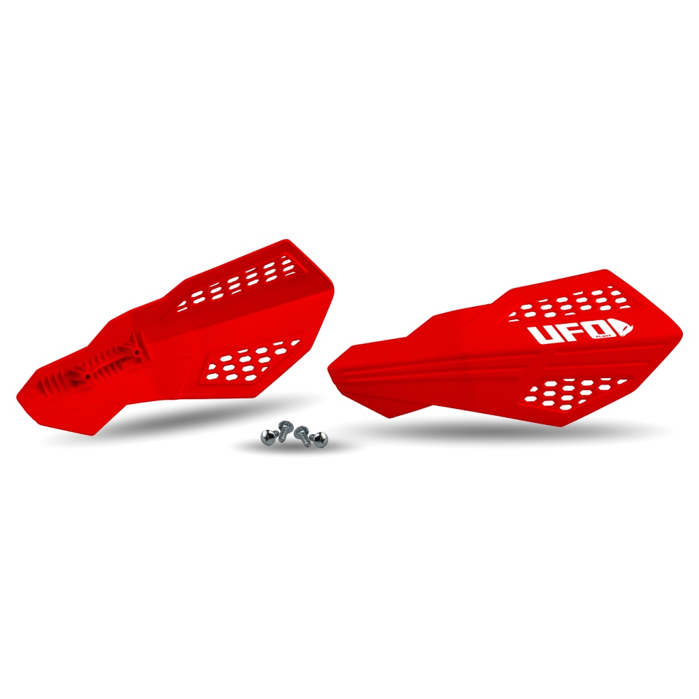 Pair of handguards UFO HORUS for lever mounts red Pair of handguards UFO HORUS for lever mounts red