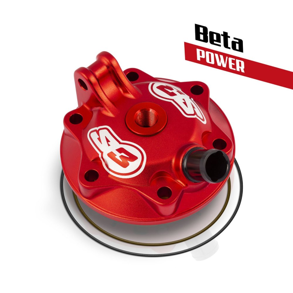 Cylinder head S3 Beta RR 300 (18-21) - Power red PWR-BETARR-300-R