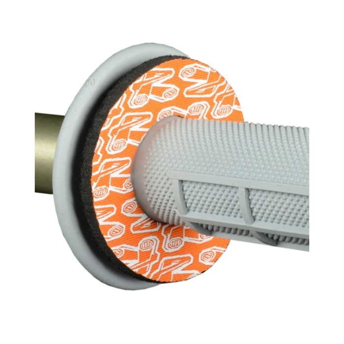 Pair of grip donuts Renthal orange R-G204