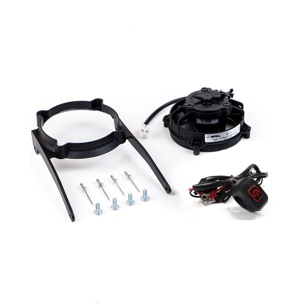 Radiator fan kit Husaberg 300 TE (10-14) manual SPAL SP-RFS-K1-SR