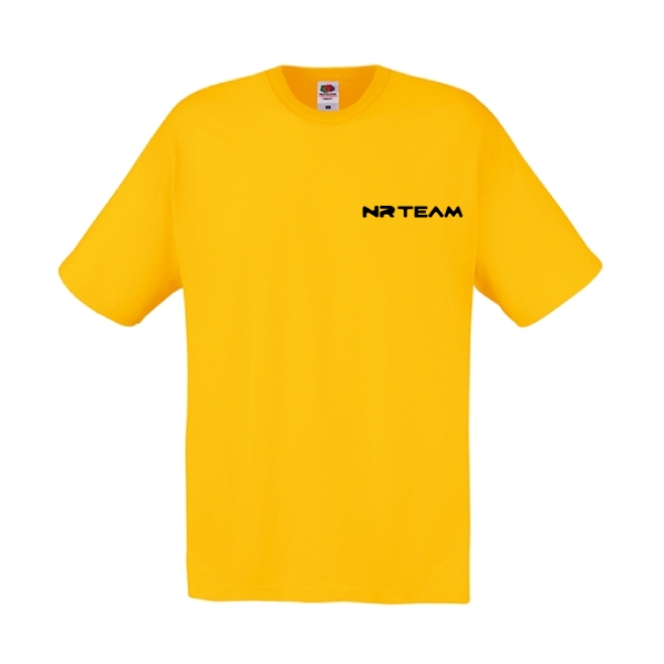 T-shirt NRTeam yellow - Size L T-shirt NRTeam yellow - Size L