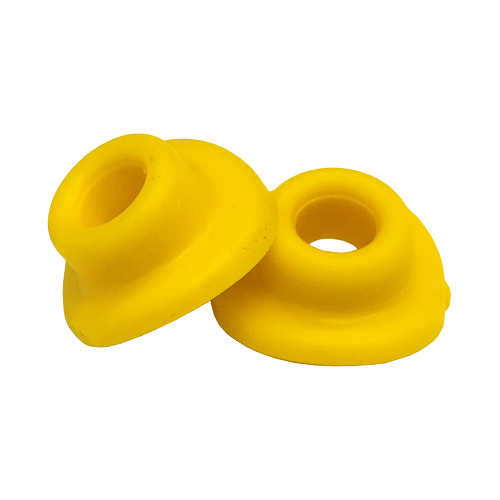 Pair of inner tube valve rubbers yellow VRSL.G