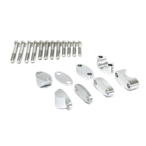 Handlebar riser kit 28.6 mm grey - WRP Handlebar riser kit 28.6 mm grey - WRP