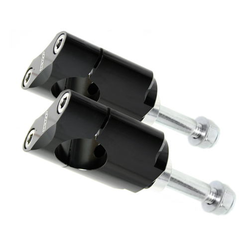 Handlebar mounts kit 28.6 mm high black - WRP Handlebar mounts kit 28.6 mm high black - WRP